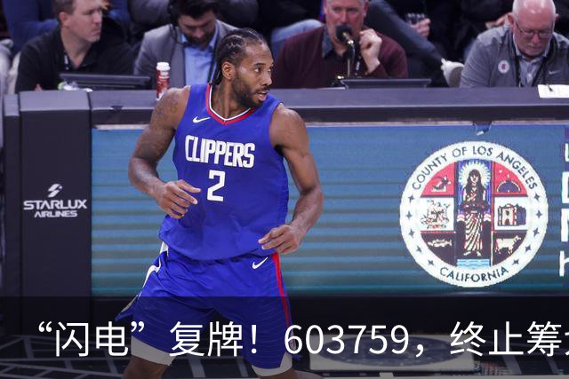 “闪电”复牌！603759，终止筹划重大事项